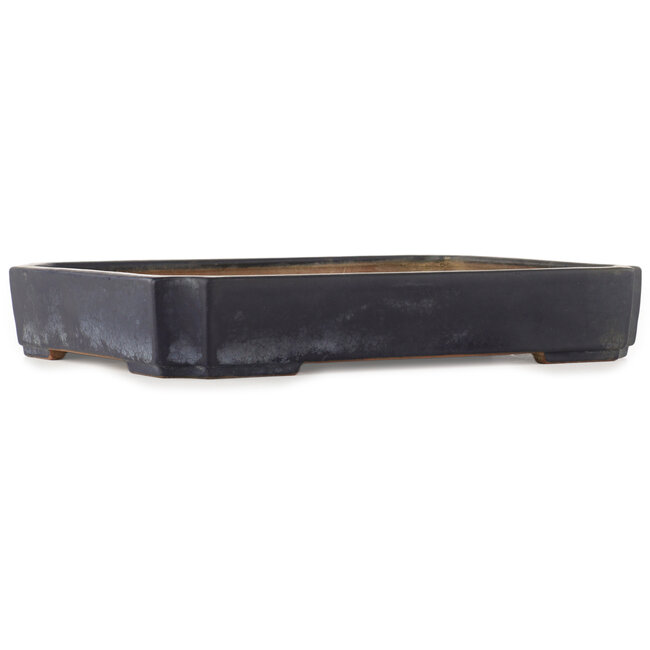 Rechthoekige blauwe bonsai pot van Yamafusa - 405 x 300 x 65 mm