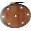 Pot à bonsaï ovale bleu de Yamafusa - 345 x 275 x 55 mm
