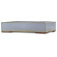 Pot à bonsaï rectangulaire bleu de Yamafusa - 335 x 255 x 70 mm