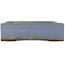 Rectangular blue bonsai pot by Yamafusa - 335 x 255 x 70 mm