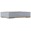 Maceta rectangular azul para bonsái de Yamafusa - 335 x 255 x 70 mm