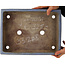 Pot à bonsaï rectangulaire bleu de Yamafusa - 335 x 255 x 70 mm