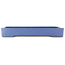 Pot à bonsaï rectangulaire bleu de Reiho - 475 x 315 x 55 mm