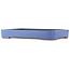 Pot à bonsaï rectangulaire bleu de Reiho - 475 x 315 x 55 mm