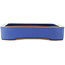Pot à bonsaï rectangulaire bleu de Reiho - 475 x 315 x 55 mm