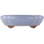 Ovale blauwe bonsai pot van Yamaaki - 335 x 290 x 90 mm