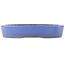 Maceta ovalada azul para bonsái de Reiho - 375 x 295 x 60 mm