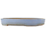 Oval blue bonsai pot by Yamafusa - 410 x 310 x 55 mm