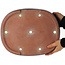 Pot à bonsaï ovale bleu de Reiho - 375 x 295 x 60 mm