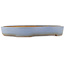 Oval blue bonsai pot by Yamafusa - 410 x 310 x 55 mm