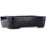 Maceta rectangular azul para bonsái de Reiho - 420 x 290 x 105 mm