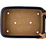 Maceta rectangular azul para bonsái de Reiho - 420 x 290 x 105 mm