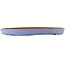 Oval blue bonsai pot by Reiho - 495 x 330 x 50 mm