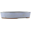 Oval blue bonsai pot by Yamaaki - 405 x 310 x 75 mm