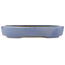 Oval blue bonsai pot by Hattori - 435 x 320 x 70 mm