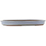 Oval blue bonsai pot by Yamaaki - 480 x 355 x 50 mm