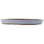 Vaso bonsai ovale blu di Yamaaki - 480 x 355 x 50 mm