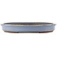 Vaso bonsai ovale blu di Yamaaki - 480 x 355 x 50 mm