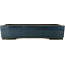 Pot à bonsaï rectangulaire bleu de Reiho - 460 x 325 x 100 mm