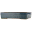 Pot à bonsaï rectangulaire bleu de Reiho - 460 x 325 x 100 mm