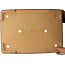 Pot à bonsaï rectangulaire bleu de Reiho - 460 x 325 x 100 mm