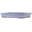 Pot à bonsaï rectangulaire bleu de Yamaaki - 440 x 320 x 65 mm
