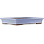 Pot à bonsaï rectangulaire bleu de Yamaaki - 440 x 320 x 65 mm