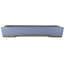 Pot à bonsaï rectangulaire bleu de Yamafusa - 465 x 325 x 70 mm