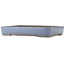 Pot à bonsaï rectangulaire bleu de Yamafusa - 465 x 325 x 70 mm