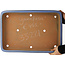 Pot à bonsaï rectangulaire bleu de Yamafusa - 465 x 325 x 70 mm