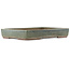 Maceta rectangular azul para bonsái de Eime Yozan - 470 x 340 x 70 mm