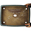 Maceta rectangular azul para bonsái de Eime Yozan - 470 x 340 x 70 mm