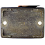 Rectangular blue bonsai pot by Yamaaki - 325 x 230 x 70 mm