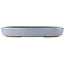 Oval blue bonsai pot by Yamaaki - 465 x 335 x 60 mm