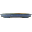 Pot à bonsaï ovale bleu par Hattori - 490 x 360 x 55 mm