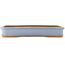 Rectangular blue bonsai pot by Shuhou - 425 x 290 x 55 mm
