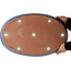 Pot à bonsaï ovale bleu de Reiho - 460 x 300 x 50 mm