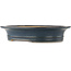 Oval blue bonsai pot by Reiho - 505 x 410 x 100 mm