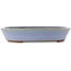 Ronde blauwe bonsai pot van Yamaaki - 330 x 330 x 60 mm