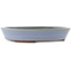 Pot à bonsaï rond bleu de Yamaaki - 330 x 330 x 60 mm
