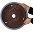 Pot à bonsaï rond bleu de Yamaaki - 330 x 330 x 60 mm