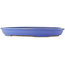 Oval blue bonsai pot by Reiho - 460 x 330 x 50 mm