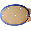 Pot à bonsaï ovale bleu de Reiho - 460 x 330 x 50 mm