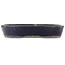 Vaso bonsai ovale blu di Shuhou - 425 x 330 x 75 mm