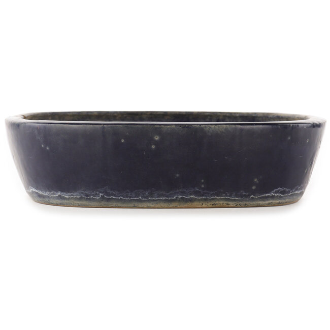 Ovale blauwe bonsai pot van Shuhou - 425 x 330 x 75 mm