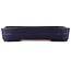 Rectangular blue bonsai pot by Yamafusa - 380 x 280 x 70 mm