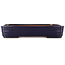 Maceta rectangular azul para bonsái de Yamafusa - 380 x 280 x 70 mm