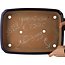 Pot à bonsaï rectangulaire bleu de Yamafusa - 380 x 280 x 70 mm