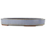 Vaso bonsai ovale blu di Yamaaki - 405 x 280 x 60 mm