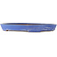 Oval blue bonsai pot by Reiho - 410 x 285 x 40 mm